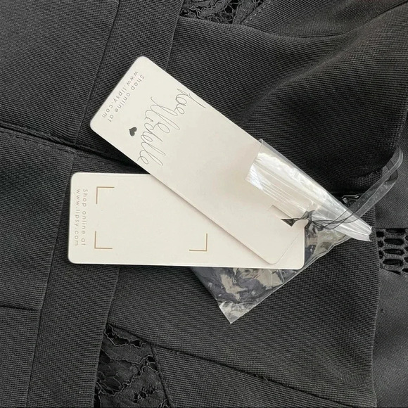 NWT Lipsy London Black Strapless Dress LBD - Picture 5 of 6